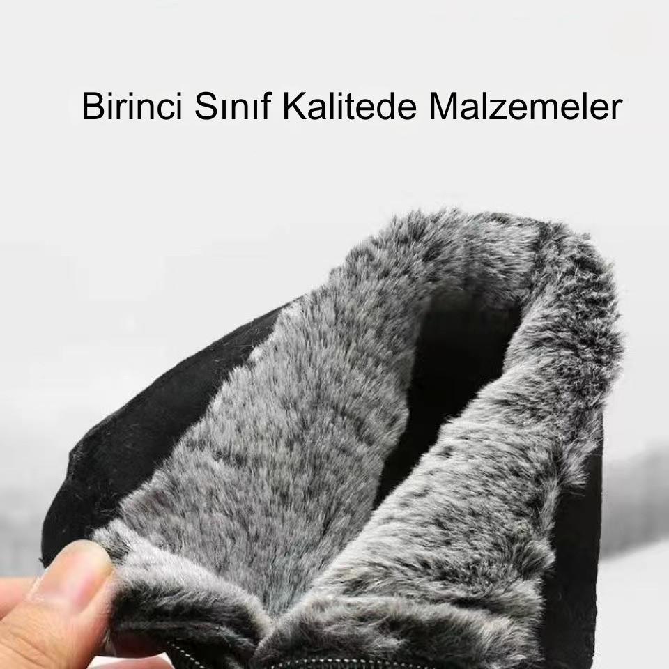 Dames zachte leren winter warme schoenen