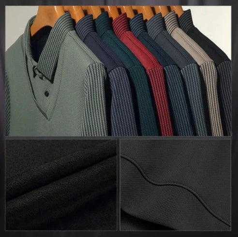 Erkek Sahte İki Parçalı Örme Gömlek