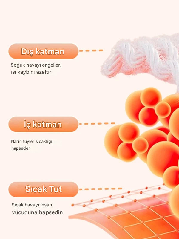 Çıplak Bacak Görünümlü Polar Astarlı Tayt