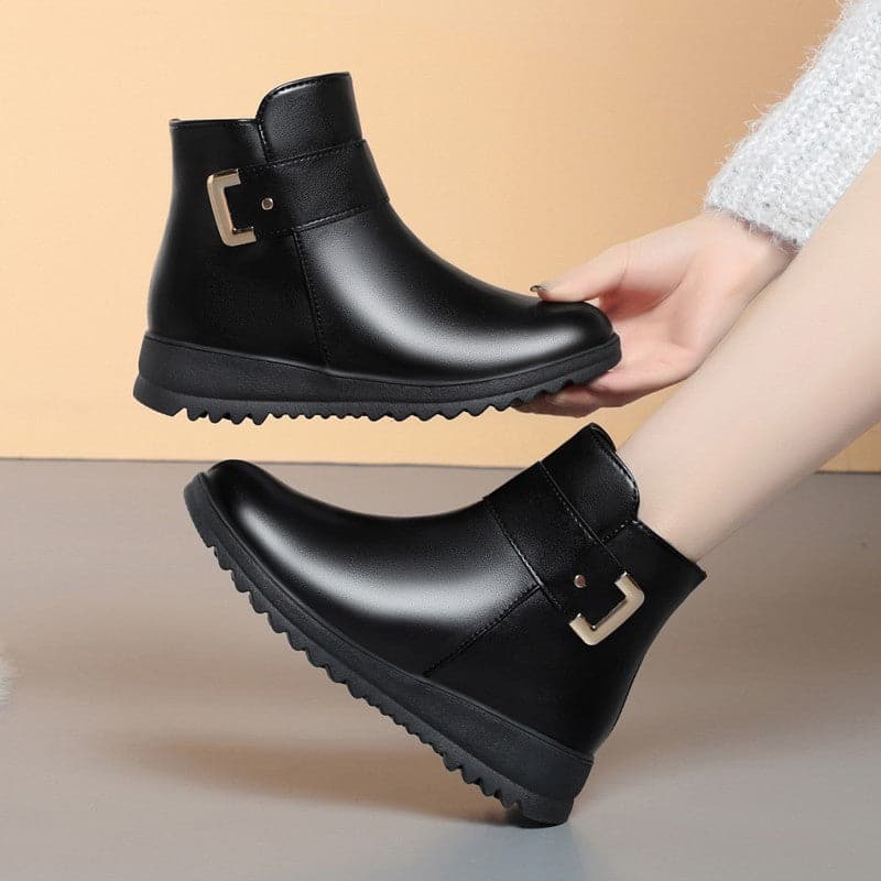 Wintermodieuze, leren en stijlvolle laarzen